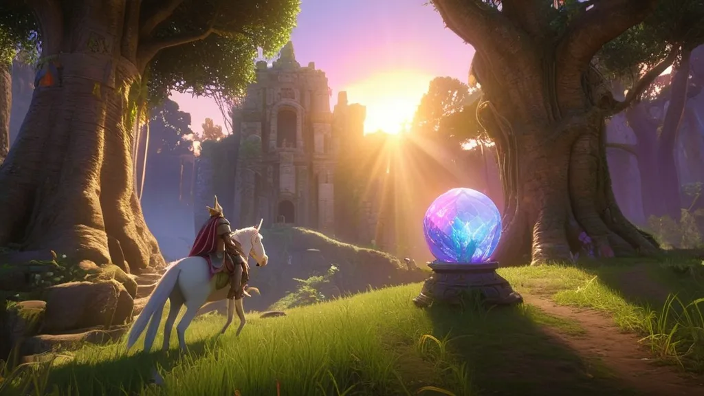 An adventurer exploring a vibrant fantasy village filled with NPCs, colorful market stalls, and a quest board brimming with side quest notices.