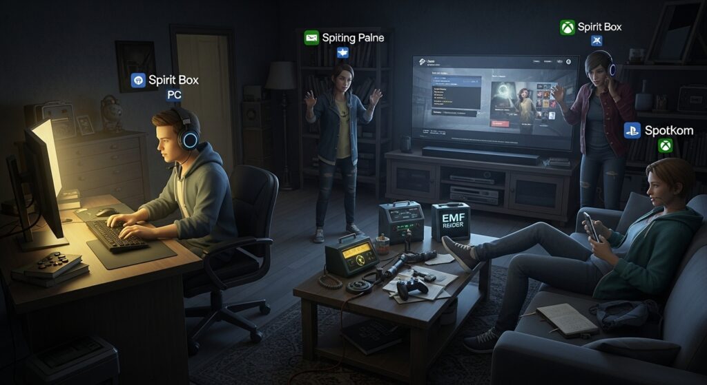 does phasmophobia have crossplay